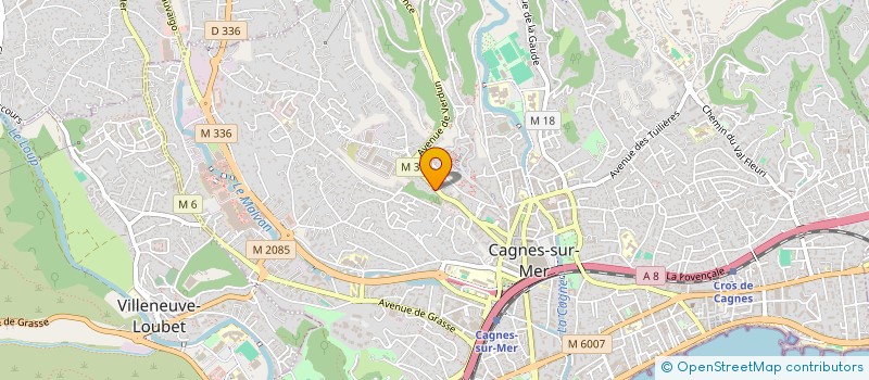 localisation de l'entreprise ENTREPRISE LEMAIRE ANTHONY  CAGNES-SUR-MER