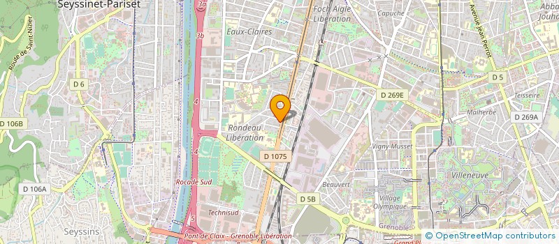 localisation de l'entreprise ENTREPRISE LEO DI FOGGIA à GRENOBLE