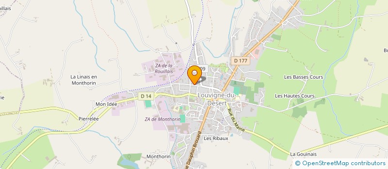 localisation de l'entreprise ENTREPRISE LEROUX  LOUVIGNE-DU-DESERT