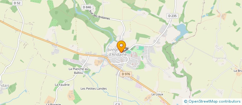 localisation de l'entreprise ENTREPRISE LEROUX à JUVIGNY VAL D'ANDAINE