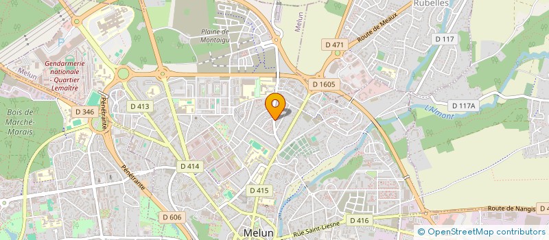 localisation de l'entreprise ENTREPRISE LEROUX PRUVOT à MELUN