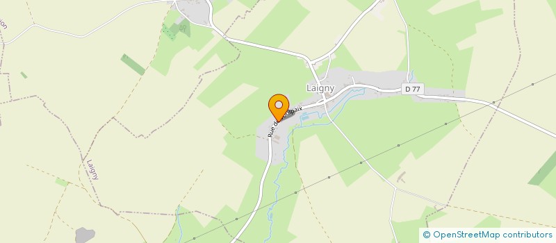 localisation de l'entreprise ENTREPRISE LEROY à LAIGNY