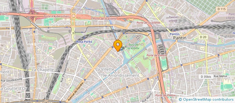 localisation de l'entreprise ENTREPRISE LEROY SARL  PARIS