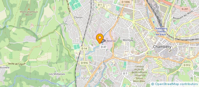 localisation de l'entreprise ENTREPRISE LES FILS D'EUGENE PERROUX à COGNIN