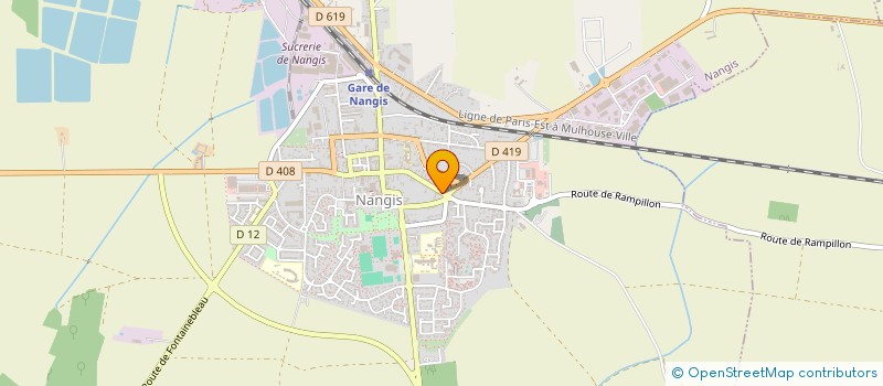 localisation de l'entreprise ENTREPRISE LESCURE JEAN PIERRE  NANGIS