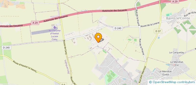 localisation de l'entreprise ENTREPRISE LESIEN  BAONS-LE-COMTE