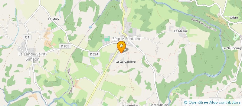 localisation de l'entreprise ENTREPRISE LETALLEC à AUBUSSON
