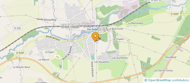 localisation de l'entreprise ENTREPRISE LETERTRE à AUBE