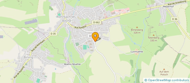 localisation de l'entreprise ENTREPRISE LETT à ROHRBACH-LES-BITCHE