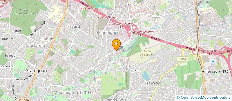 localisation de l'entreprise ENTREPRISE LIMOUZIN SA  TRESSES