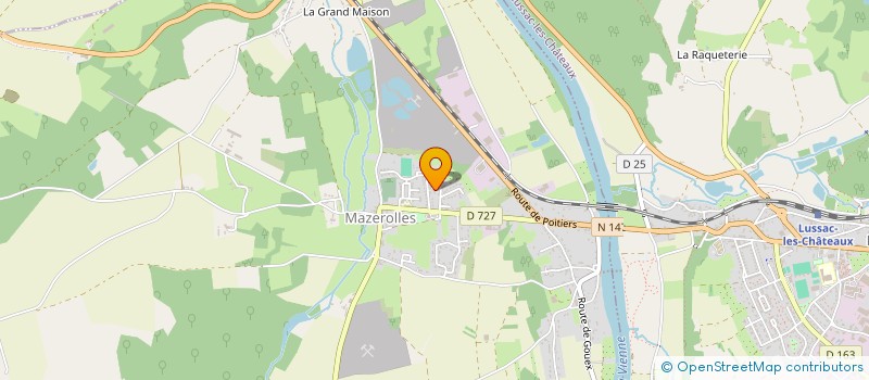 localisation de l'entreprise ENTREPRISE LION  MAZEROLLES