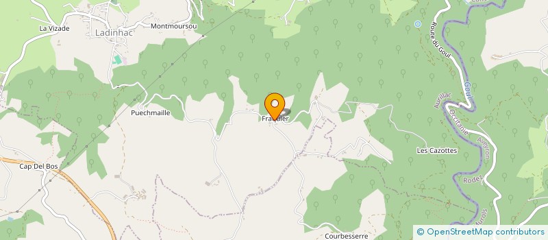localisation de l'entreprise ENTREPRISE LONGUECAMP à LADINHAC