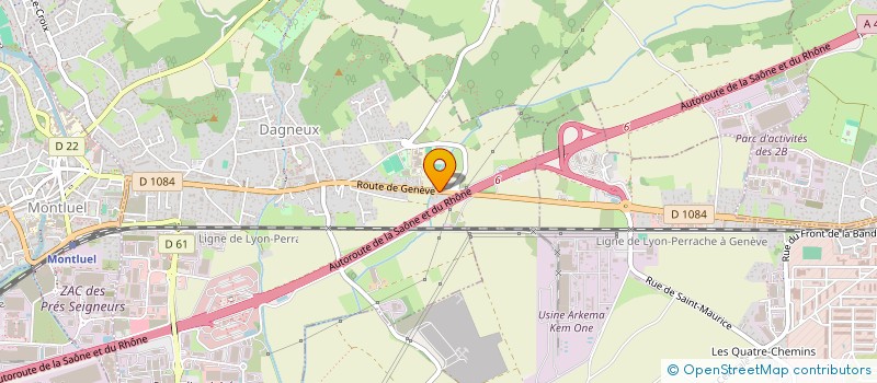 localisation de l'entreprise ENTREPRISE LOPEZ  DAGNEUX