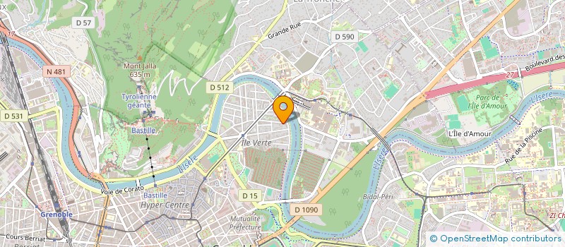 localisation de l'entreprise ENTREPRISE LOPRIENO à GRENOBLE