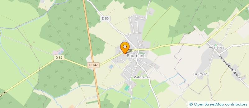 localisation de l'entreprise ENTREPRISE LORAIN à BOURNAND