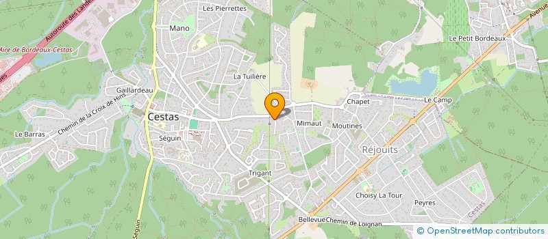 localisation de l'entreprise ENTREPRISE LOTY & FILS  CESTAS