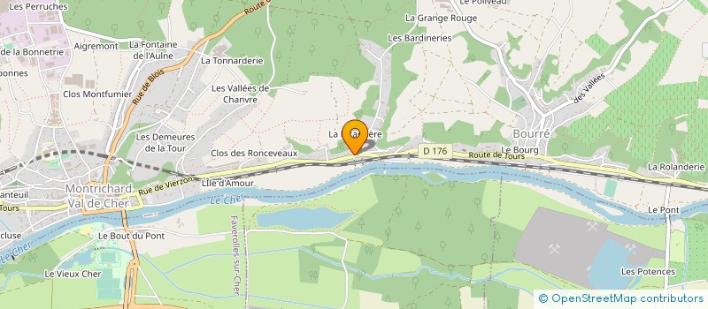 localisation de l'entreprise ENTREPRISE LOUET à MONTRICHARD-VAL-DE-CHER