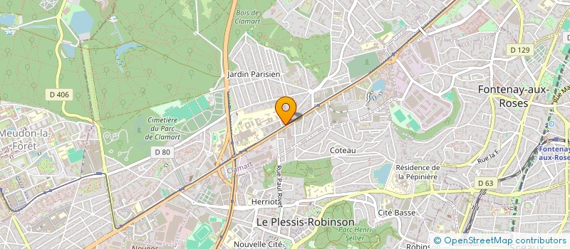 localisation de l'entreprise ENTREPRISE LOUIS FARINA à CLAMART