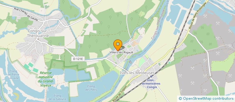 localisation de l'entreprise ENTREPRISE LOUIS LE BIHAN à CONGIS-SUR-THEROUANNE