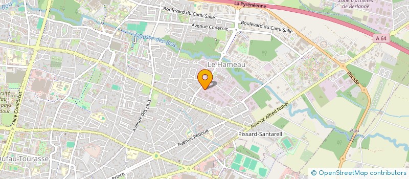 localisation de l'entreprise ENTREPRISE LOUSTAU FRERES à PAU