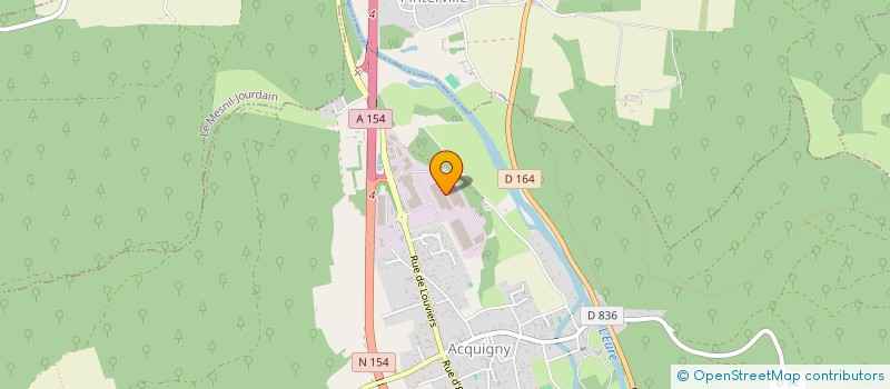 localisation de l'entreprise ENTREPRISE LOVERIENNE DE PEINTURE à ACQUIGNY