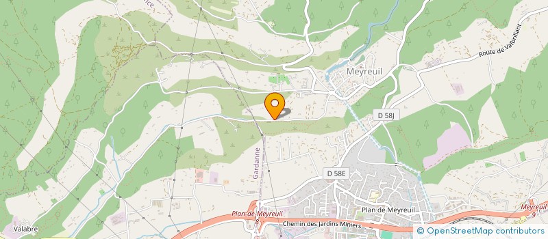 localisation de l'entreprise ENTREPRISE LUCIEN SERRA ET FILS  MEYREUIL