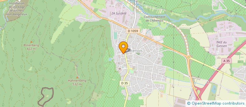 localisation de l'entreprise ENTREPRISE LUX-BRUNSTEIN à CHATENOIS