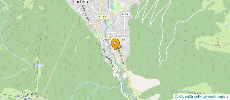 localisation de l'entreprise ENTREPRISE LUZENT FRERES à SAINT-MAMET