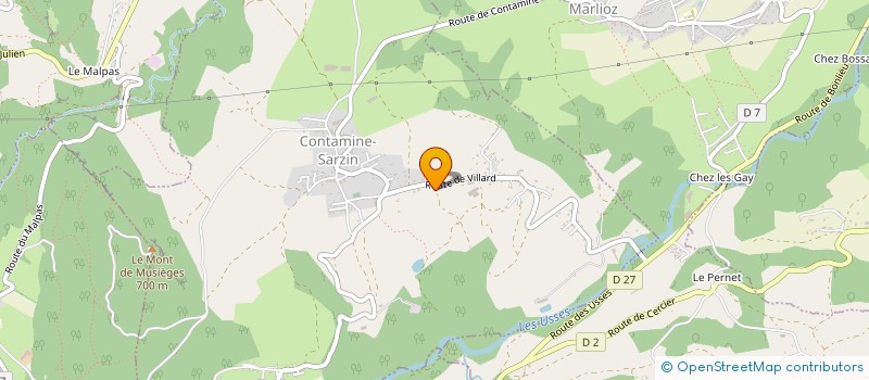 localisation de l'entreprise ENTREPRISE LYONNAZ à CONTAMINE-SARZIN