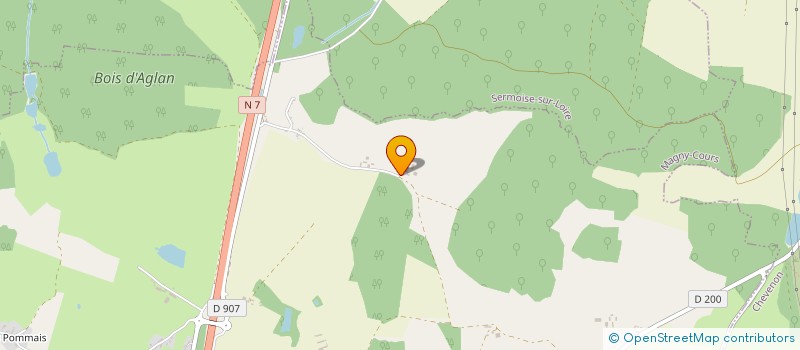 localisation de l'entreprise ENTREPRISE LYONS  MAGNY-COURS