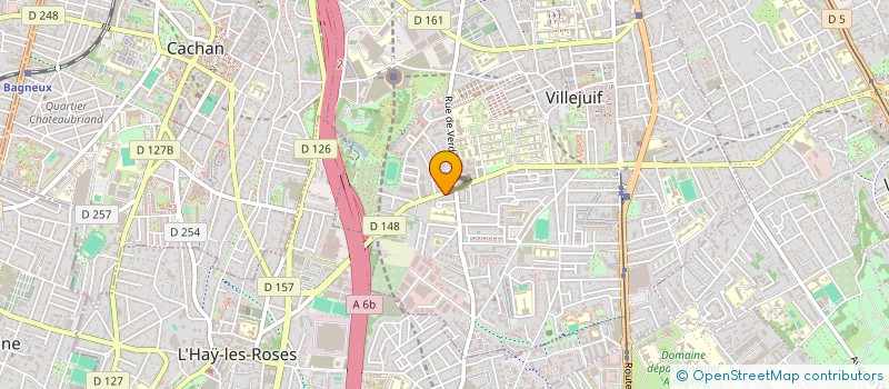 localisation de l'entreprise ENTREPRISE MACARIO à VILLEJUIF