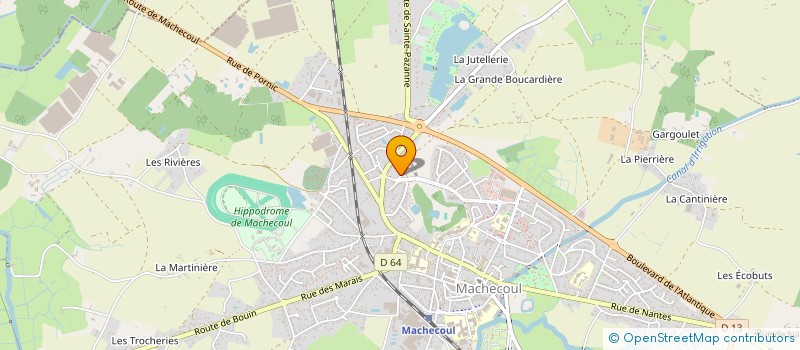 localisation de l'entreprise ENTREPRISE MACHECOULAISE DE BATIMENT à MACHECOUL-SAINT-MEME