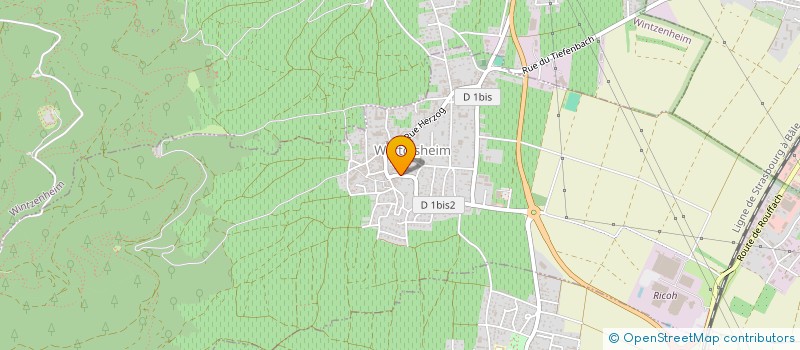 localisation de l'entreprise ENTREPRISE MACONNERIE COURSELLE  WETTOLSHEIM