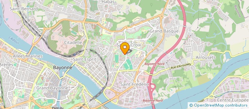 localisation de l'entreprise ENTREPRISE MACONNERIE ET CARRELAGE à BAYONNE