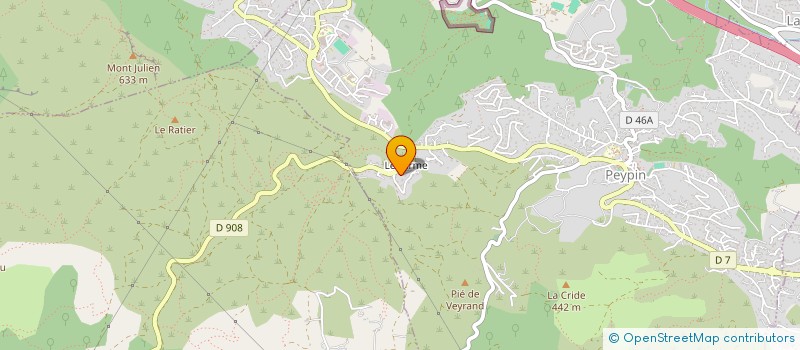 localisation de l'entreprise ENTREPRISE MACONNERIE ET TRAVAUX PUBLICS  PEYPIN