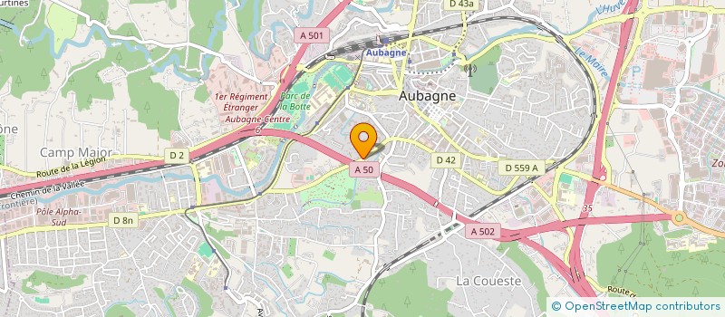 localisation de l'entreprise ENTREPRISE MACONNERIE GENERALE PIRES à AUBAGNE
