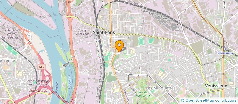 localisation de l'entreprise ENTREPRISE MACONNERIE JAR ET CIE  SAINT-FONS