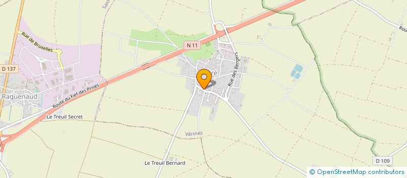 localisation de l'entreprise ENTREPRISE MACONNERIE PEREIRA  VERINES