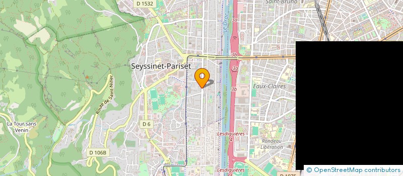 localisation de l'entreprise ENTREPRISE MACONNERIE PLOMBERIE  SEYSSINET-PARISET