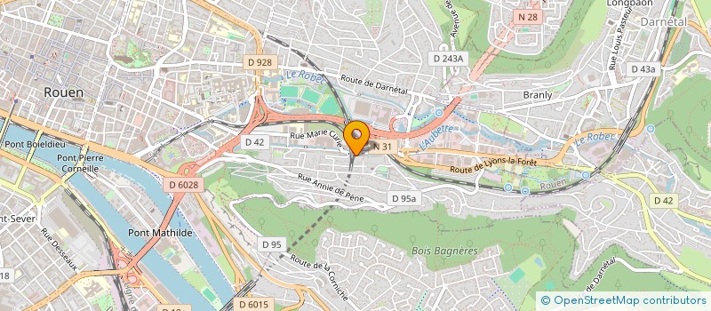 localisation de l'entreprise ENTREPRISE MAES ET COMPAGNIE à ROUEN