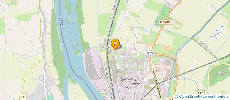 localisation de l'entreprise ENTREPRISE MAGNONI  ARLES