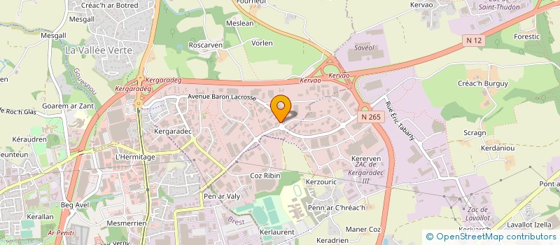 localisation de l'entreprise ENTREPRISE MAHE à GOUESNOU