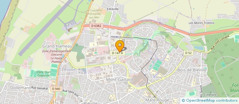 localisation de l'entreprise ENTREPRISE MAISON HAVRAISE  SAINT-AUBIN-ROUTOT