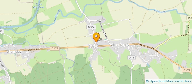 localisation de l'entreprise ENTREPRISE MALENFER à VILLERS-FARLAY