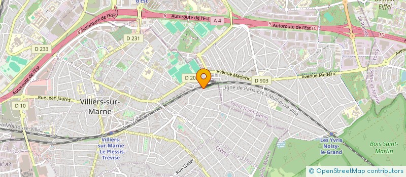 localisation de l'entreprise ENTREPRISE MALETA à VILLIERS-SUR-MARNE