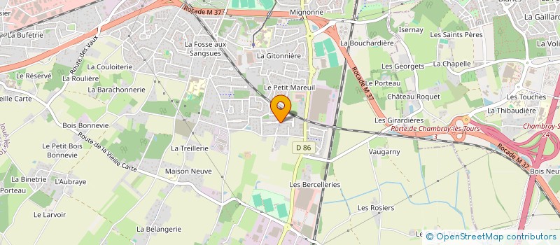 localisation de l'entreprise ENTREPRISE MARAIS PERE ET FILS à JOUE-LES-TOURS