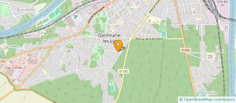 localisation de l'entreprise ENTREPRISE MARASCALCHI à DAMMARIE-LES-LYS