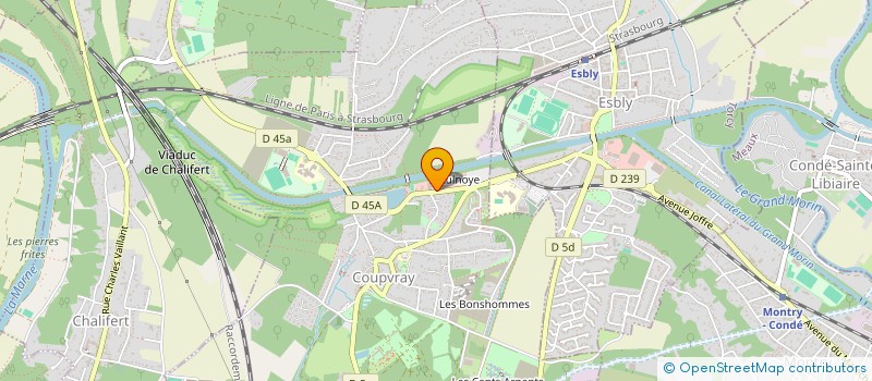 localisation de l'entreprise ENTREPRISE MARC ROUSSEL à COUPVRAY