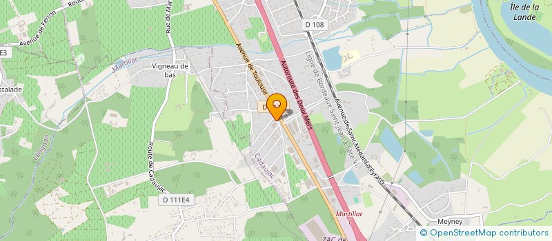 localisation de l'entreprise ENTREPRISE MARCELIN NICOLAS  CADAUJAC