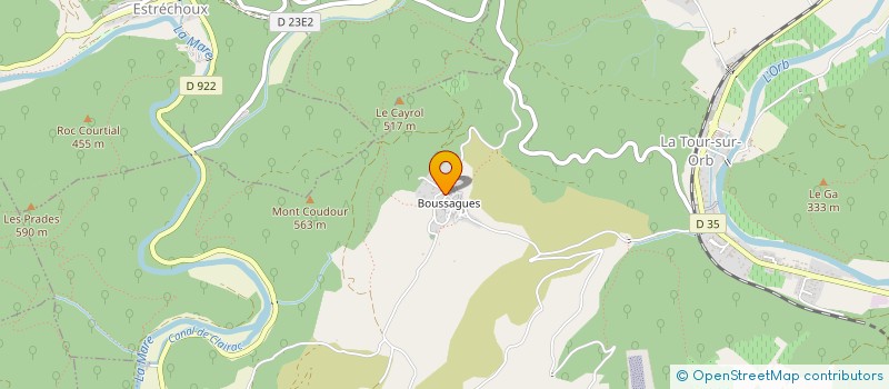 localisation de l'entreprise ENTREPRISE MARCH  LA TOUR-SUR-ORB